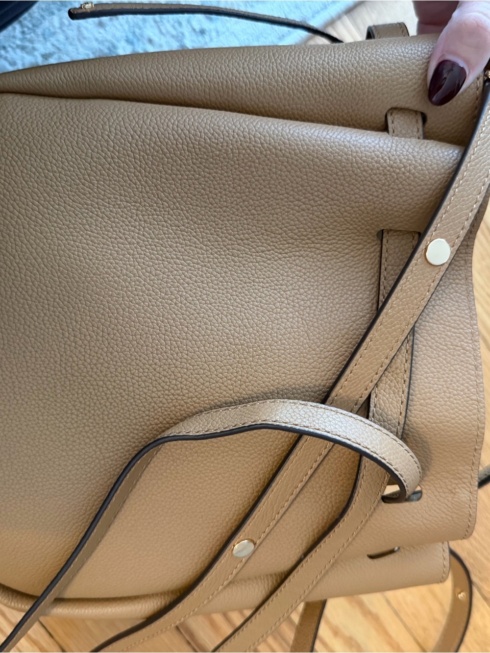 Tory Burch Romy Bucket Bag - Tiramasu - Picture 4 of 12